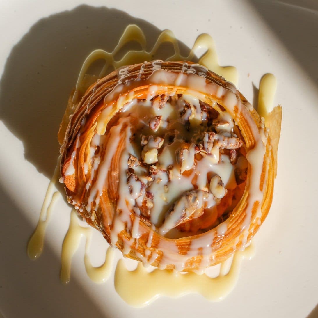 From the pastry case
